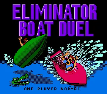 Eliminator Boat Duel (Europe) screen shot title